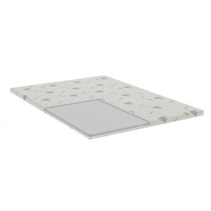 Imagine Topper Aloe Vera, cu husa detasabila si lavabila 140 x 190 x 4 cm fermitate medie
