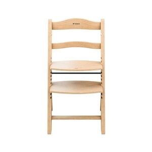 Imagine Scaun de masa copii multifunctional 4-in-1 Tulano Morsel 40 Natural structura din lemn rezistent, 11 nivele de inaltime , tavita dubla, recomandat 6luni-12 ani, greutate admisa 40 kg