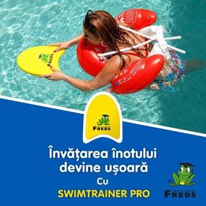 Imagine Colac de inot Swimtrainer Pro pentru adulti si adolescenti 12-99 ani, 60-90 kg, Freds Swim Academy, certificat TUV SUD