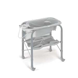 Imagine Masa de baie pliabila CAM Cambio Deluxe, cu cadita anatomica si roti