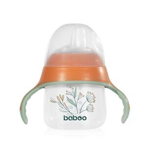 Imagine Cana Baboo cu tetina din silicon Peachy Keen 150 ml, 6 luni+