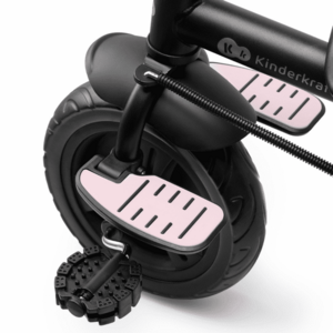 Imagine Tricicleta pentru copii KinderKraft Freeway 2 Pink, scaun rotativ 360, funtie freewheel, husa Air Comfort, bara de protectie, suport picioare, greutate admisa 25 kg
