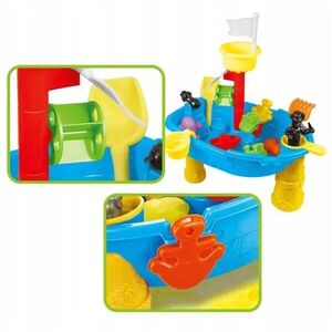 Imagine Masuta de joaca copii cu apa si nisip Matadi Micul pirat cu accesorii nisip incluse, dimensiune 51x30.5x58 cm
