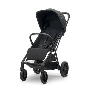 Imagine Carucior pentru copii Nuvella Black, pliere cu o mana, spatar reglabil, copertina extensibila, 0-48 luni, pana la 22 kg