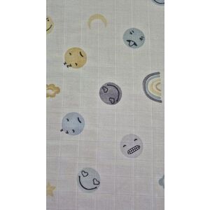 Imagine Scutec din muselina 80x80 cm Kreis Design Smile