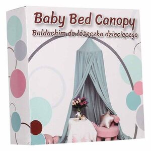 Imagine Baldachin pentru copii Blue Boho, tip cort tipi de suspendat, include set complet pentru montaj, inaltime totala 280 cm