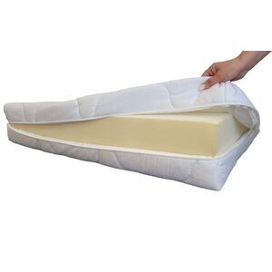 Imagine Husa din bumbac pentru saltea Somnart matlasata, lavabila, detasabila si cu fermoar 80 x 200 x 16 cm