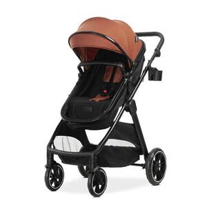 Imagine Carucior 3 in 1 pentru copii Lorelli Aspen Picante, reversibil, suspensii, cadru din aluminiu, geanta, greutate suportata 22 kg