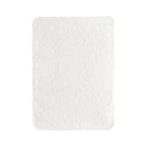 Imagine Paturica pentru bebelusi Lorelli Twinkle White, material moale, model decorativ in relief, 80x110 cm, 0 luni+