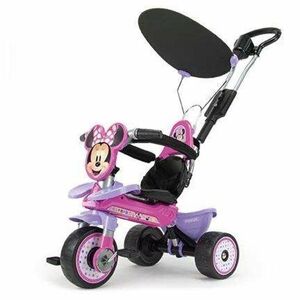 Imagine Tricicleta evolutiva pentru copii Injusa, licenta Disney, Minnie Mouse, cu maner parental, anvelope EVA, 10 luni-3 ani
