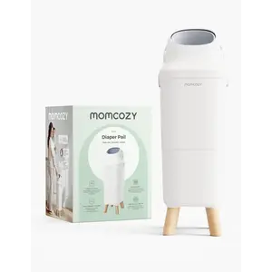 Imagine Cos pentru scutece cu sistem patentat de etansare tripla Momcozy Diaper Pail
