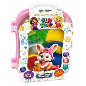 Imagine Set micul calator, rucsac roz pentru nisip