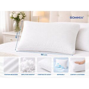 Imagine Perna Gusset din nanofibra Somnia Nanodream Premium 50 x 70 cm