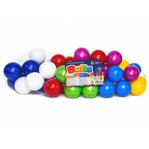 Imagine Set 60 de mingi din plastic, cu diametrul de 8 cm
