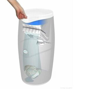 Imagine Set 3 rezerve igienice Angelcare pentru scutece murdare, tehnologie OdourSeal, acoperire antibacteriana, capacitate 180 scutece