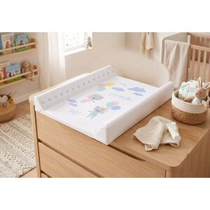 Imagine Saltea de infasat moale Sensillo Platinum Baloon 70x49 cm margine de protectie antirasturnare si suprafata impermeabila