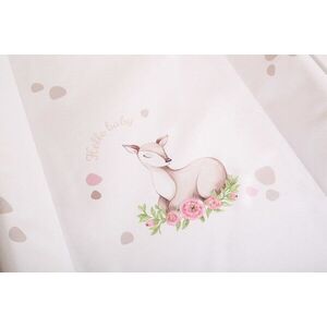 Imagine Saltea de infasat moale Sensillo Pastel Doe 70x49 cm margine de protectie antirasturnare si suprafata impermeabila