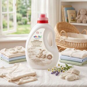 Imagine Balsam de rufe hipoalergenic pentru bebelusi Akuku 2L, testat dermatologic, recomandat de la nastere, miros discret