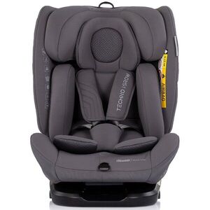 Imagine Scaun auto pentru copii Chipolino Techno iGrow Charcoal, I-Size, 40-150 cm, cu sistem Isofix si sezut rotativ