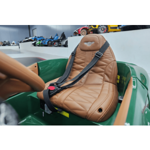 Imagine Masinuta electrica pentru copii Bentley Bacalar Verde Metalic, 12V, licenta oficiala, usi verticale, telecomanda 2.4G, scaun din piele