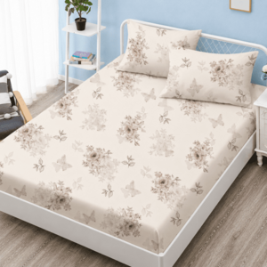 Imagine Set husa de pat din finet, cu 2 fete de perna Soft Magnolia 160 x 200 cm