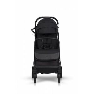 Imagine Carucior sport pentru copii dual fold EasyGo Faro, certificat pana la 22 kg, accesorii si geanta transport incluse, Ebony Black