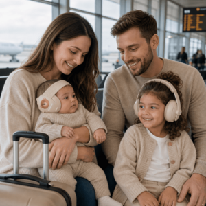 Imagine Casti antifonice de protectie 2 in 1 pentru copii Babyono