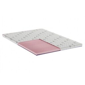 Imagine Topper cu spuma poliuretanica Superconfort Lavant 7 Zone, cu husa detasabila si lavabila 140 x 200 x 7 cm fermitate medie