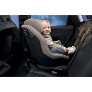 Imagine Scaun auto i-Size Maxi-Cosi MobiFix Pro Authentic Truffle, 61-125 cm, baza isofix cu picior de sprijin, tetiera reglabila, huse detasabile