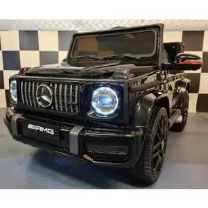Imagine Masinuta electrica pentru copii Mercedes G63 AMG Negru, 12V, licenta oficiala, 4 motoare, telecomanda 2.4G
