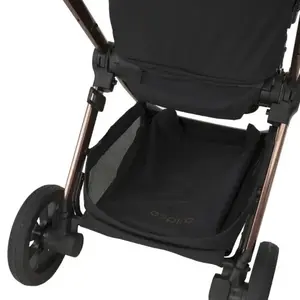 Imagine Carucior 2 in 1 pentru copii Espiro Code Elegant Navy 0-22 kg, landou pliabil complet plat si carucior sport cu pliere automata