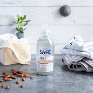Imagine Detergent Bio pentru rufe, cu parfum de migdale, fara alergeni Safe 1000 ml