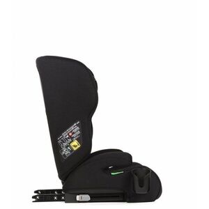 Imagine Scaun auto si inaltator 2 in 1 Adamex Kayo Negru cu isofix, omologat R129 i-Size, matlasat, suport pahar, 100-150 cm