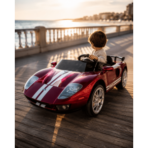 Imagine Masinuta electrica pentru copii Ford GT 24V Rosu Metalic, 2 locuri, licenta oficiala, telecomanda 2.4G, usi functionale