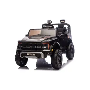 Imagine Masinuta electrica pentru copii Ford Raptor 24V Negru, 2 locuri, licenta oficiala, telecomanda 2.4G, scaun piele