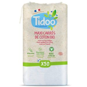 Imagine Dischete din bumbac Bio pentru copii Tidoo 50 bucati