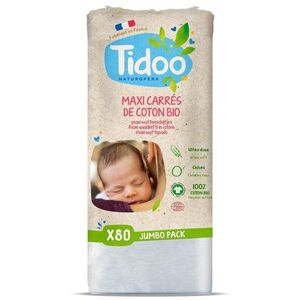 Imagine Dischete din bumbac Bio pentru intreaga familie Tidoo 80 bucati