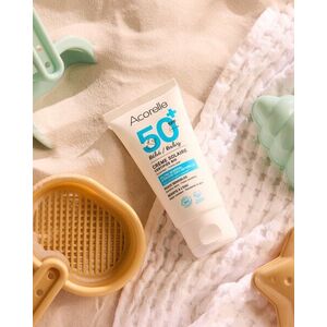 Imagine Crema Bio protectie solara pentru bebelusi SPF50 fara parfum Acorelle 50 ml