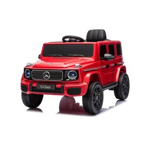 Imagine Masinuta electrica pentru copii cu licenta Mercedes-Benz G580 Red 12V4.5Ah, scaun din piele, faruri LED, muzica, suspensii, portiere inalte cu deschidere, centura de siguranta, cod QR montaj
