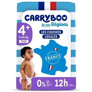 Imagine Scutece C4+(9-20kg) fara parfum, marimea 4+ Carryboo 42 bucati