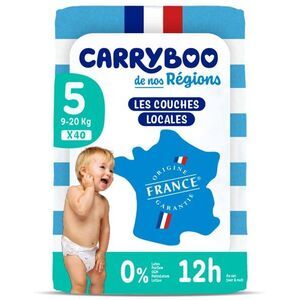 Imagine Scutece C5(12-25kg) fara parfum, marimea 5 Carryboo 40 bucati