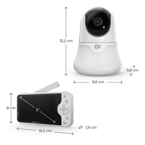 Imagine Monitor pentru bebelusi KinderKraft Niteeye Glow White