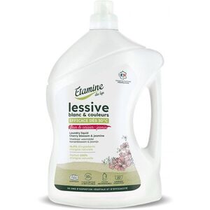 Imagine Detergent Bio rufe albe si colorate Etamine parfum flori de cires si iasomie 99 spalari 3 litri