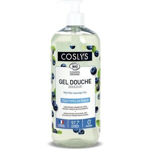 Imagine Gel de dus Bio reconfortant cu afine salbatice Coslys 1 litru