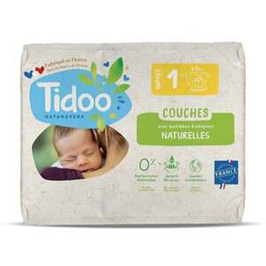 Imagine Scutece T1(2-5kg) ECO hipoalergenice, nou nascuti, marimea 1 Tidoo 24 bucati