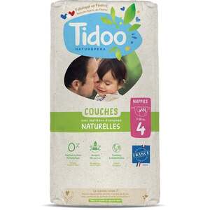 Imagine Scutece T4(7-18kg) ECO hipoalergenice, marimea 4 Tidoo 44 bucati