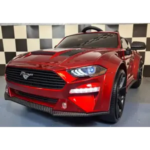 Imagine Masinuta electrica pentru copii Ford Mustang Rosu Metalic Premium, 24V, licenta oficiala, telecomanda