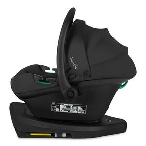 Imagine Baza scaun auto i-Size Plus Lionelo Astrid Negru cu isofix, indicatori pentru instalare corecta, rotire 180 grade