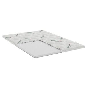 Imagine Topper Hypoallergenicmed Antibacteria, husa detasabila, lavabila si certificata Ultra Fresh Antibacterial 150 x 190 x 5 cm