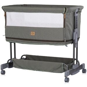Imagine Patut co-sleeper si tarc Chipolino Zen Matcha cu laterala pliabila, intrare laterala, roti blocabile, inaltime ajustabila, pozitie anti-reflux, plasa anti-insecte